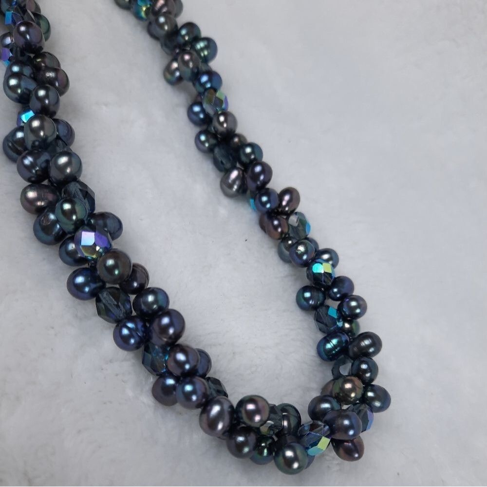 Freshwater Pearl Luminous Layered Necklace - Picture 2 of 8